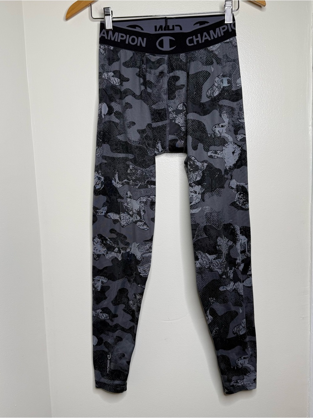 Champion Gear Duo Fold Warm Control Camo Compression Leggings Sz Small Mens